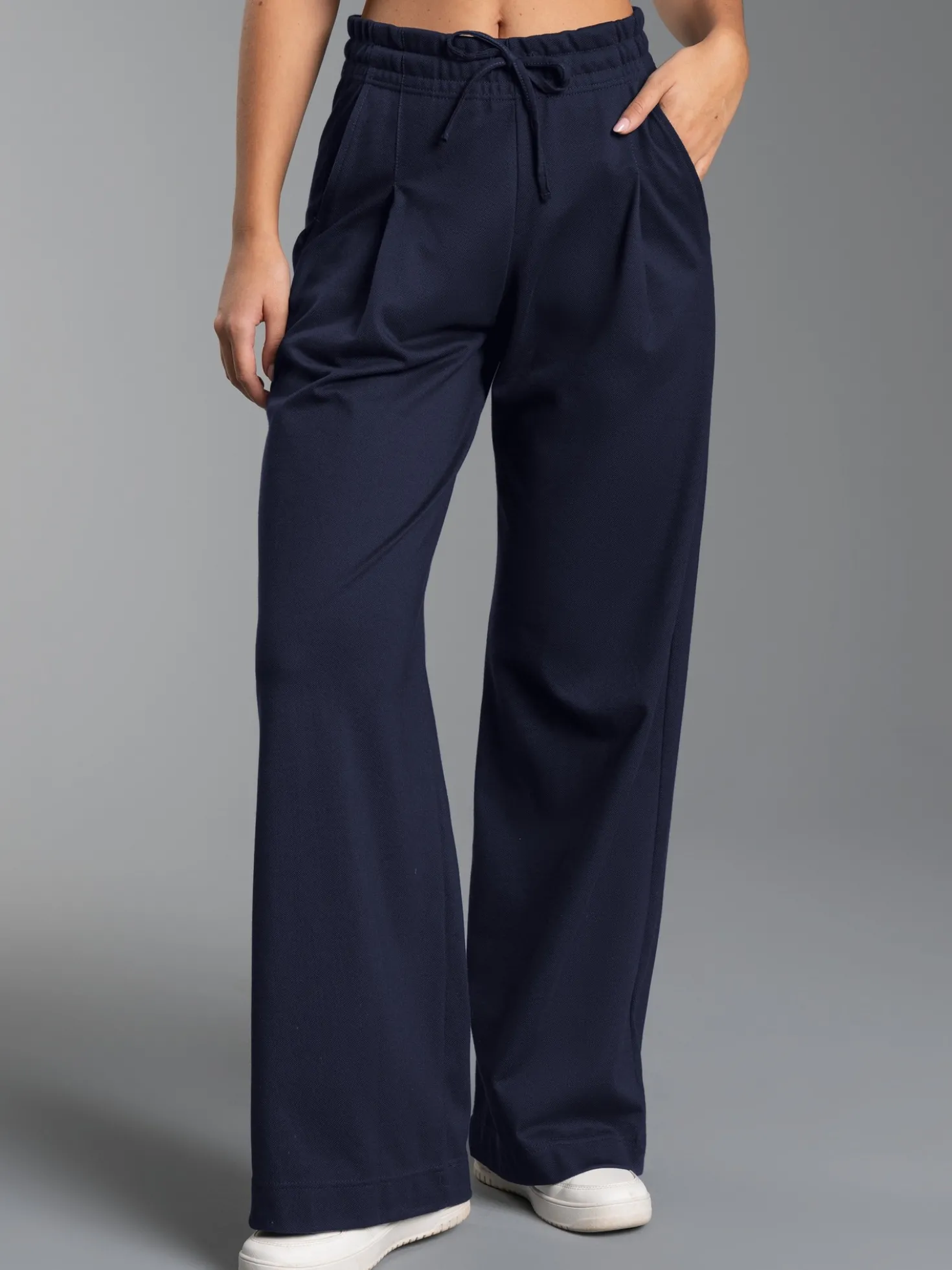 Wide Leg Hose Navy