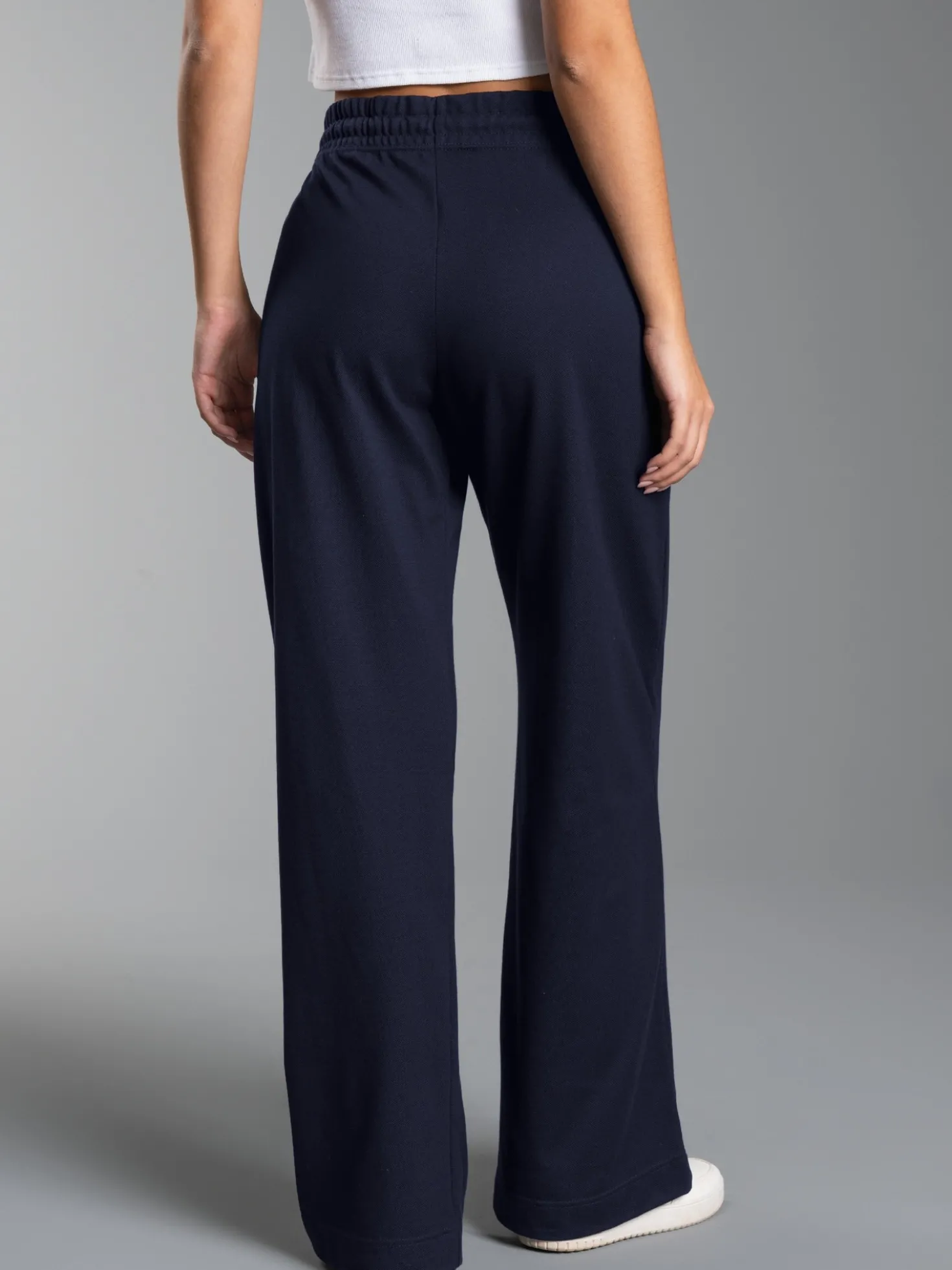 Wide Leg Hose Navy